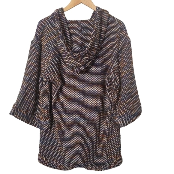 Warm Black Multi Rainbow Hooded Playa Romper - Picture 3 of 12